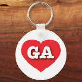Georgia Red Heart - Große Liebe Schlüsselanhänger (Vorderseite)