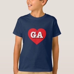 Georgia Red Heart - I Liebe GA T-Shirt