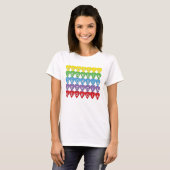 Georgia Regenbogen-Herzen T-Shirt (Vorne ganz)