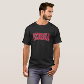 Georgia - Retro-Design - Klassiker T-Shirt (Vorne ganz)