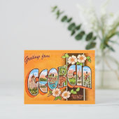 Georgia Retro-Postkarte Postkarte (Stehend Vorderseite)
