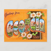 Georgia Retro-Postkarte Postkarte (Vorderseite)