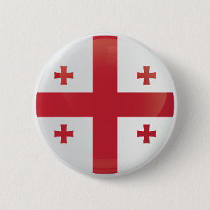 Georgia Round-Icon-Flagge Button