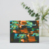 Georgia rythmn (Foto vom Autospiegel) Postkarte (Stehend Vorderseite)