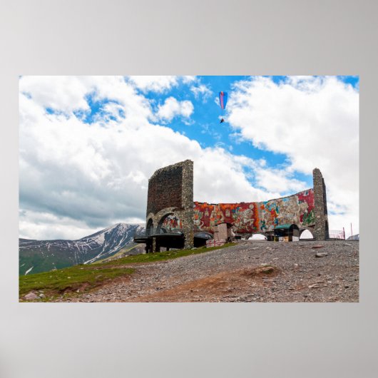 Georgia Sakartvelo Landschaft Poster (Vorne)