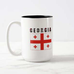Georgia Sakartvelo Zweifarbige Tasse