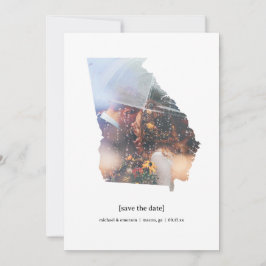 Georgia Save the Date Fotokarte