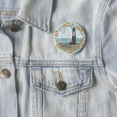 Georgia Shells Leuchtturm Pin-Button Button (Beispiel)