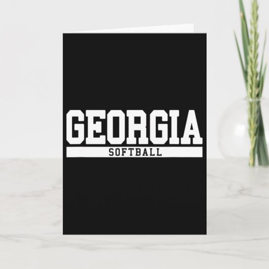 Georgia Softll _1  Karte (Vorderseite)