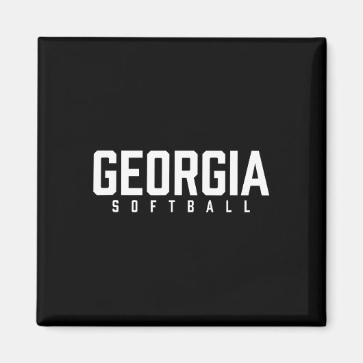 Georgia Softll Magnet (Vorne)