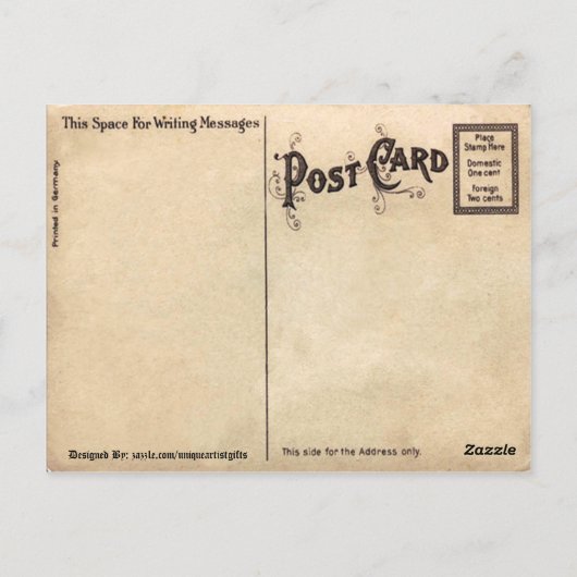 Georgia Staat Hauptstadt Gebäude Alte Postkarte (Rückseite)