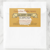 Georgia Staat Local Honey Jar Rectangle Stickers (Tasche)