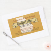 Georgia Staat Local Honey Jar Rectangle Stickers (Umschlag)