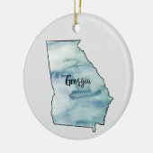 Georgia Staat Malerei Illustration Ornament (Links)
