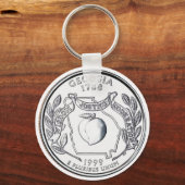 Georgia Staat Quarter Schlüsselanhänger (Vorderseite)