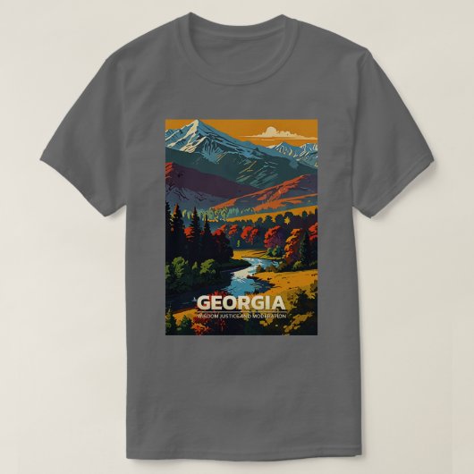 Georgia Staat Travel TShirt 1 (Design vorne)