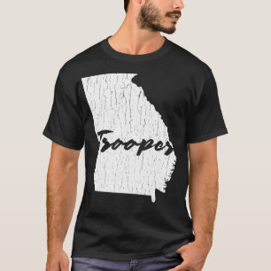 Georgia Staat Trooper gestört Grafik T-Shirt