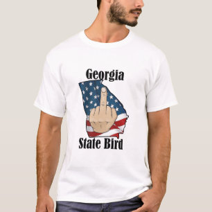 Georgia Staat Vogel T - Shirt Mittelfinger