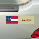Georgia-Staats-Flagge Autoaufkleber (Auf Auto)