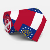 Georgia-Staats-Flagge Krawatte (Gerollt)