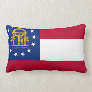 Georgia-Staats-Flagge Lendenkissen