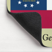 Georgia-Staats-Flagge Mousepad (Ecke)