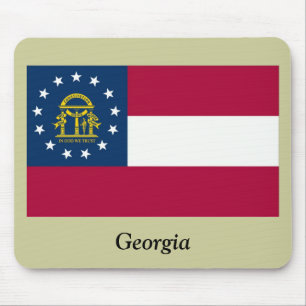 Georgia-Staats-Flagge Mousepad