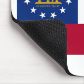 Georgia-Staats-Flagge Mousepad (Ecke)