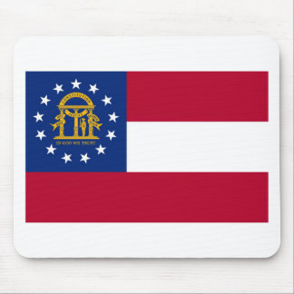 Georgia-Staats-Flagge Mousepad