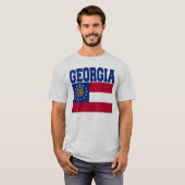Georgia-Staats-Flaggen-T - Shirt (Vorne ganz)