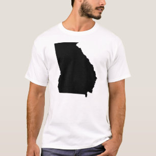 Georgia-Staats-Kontur T-Shirt