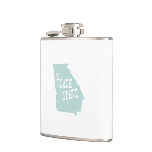 Georgia-Staats-Motto-Slogan Flachmann (Links)