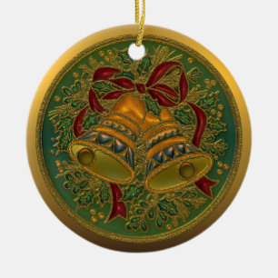 Georgia-Staats-Weihnachtsverzierung Keramik Ornament