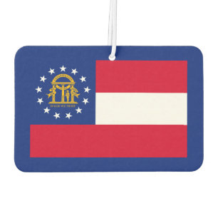 Georgia State Flag Design Autolufterfrischer