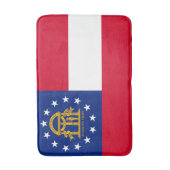 Georgia State Flag Design Badematte (Vorderseite Vertikal)