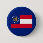 Georgia State Flag Design Button (Vorderseite)