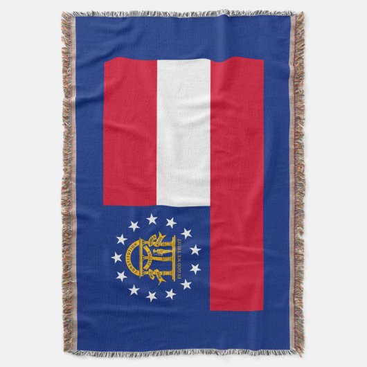 Georgia State Flag Design Decke (Vorderseite Vertikal)