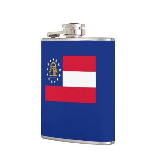 Georgia State Flag Design Flachmann (Links)