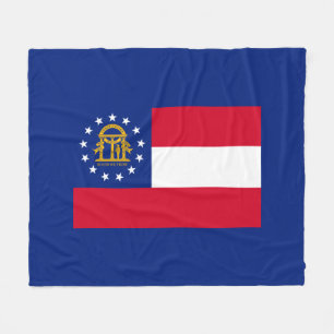 Georgia State Flag Design Fleecedecke
