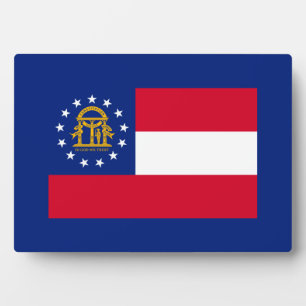 Georgia State Flag Design Fotoplatte