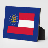 Georgia State Flag Design Fotoplatte (Seite)