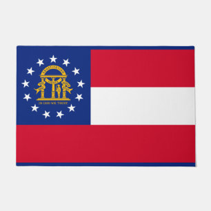 Georgia State Flag Design Fußmatte