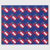 Georgia State Flag Design Geschenkpapier (Flach)