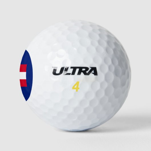 Georgia State Flag Design Golfball (Logo)