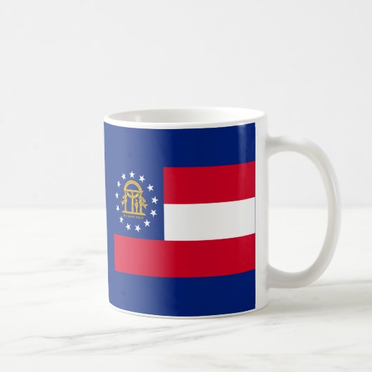 Georgia State Flag Design Kaffeetasse (Rechts)