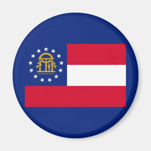 Georgia State Flag Design Magnet (Vorne)