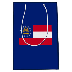 Georgia State Flag Design Mittlere Geschenktüte