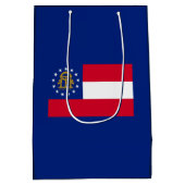 Georgia State Flag Design Mittlere Geschenktüte (Rückseite)