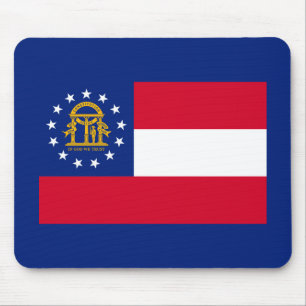 Georgia State Flag Design Mousepad