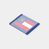 Georgia State Flag Design Post-it Klebezettel (angewinkelt)
